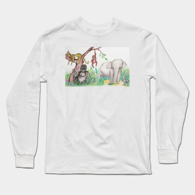 Endangered Long Sleeve T-Shirt by SineadMc